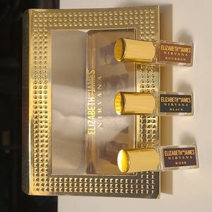 Elizabeth and James Nirvana Rose, Nirvana Black & Nirvana Bourbon Rollerballs